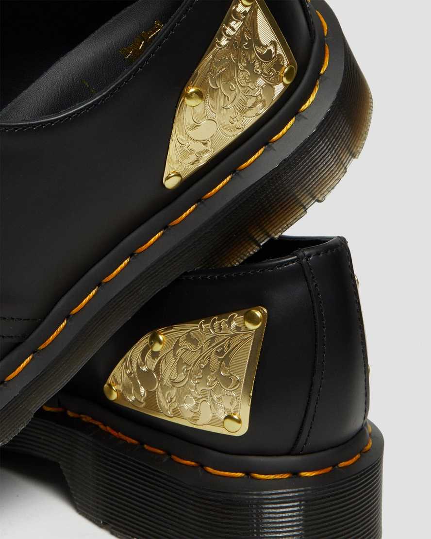 Černé dámské oxfordské boty dr. martens king nerd 1461