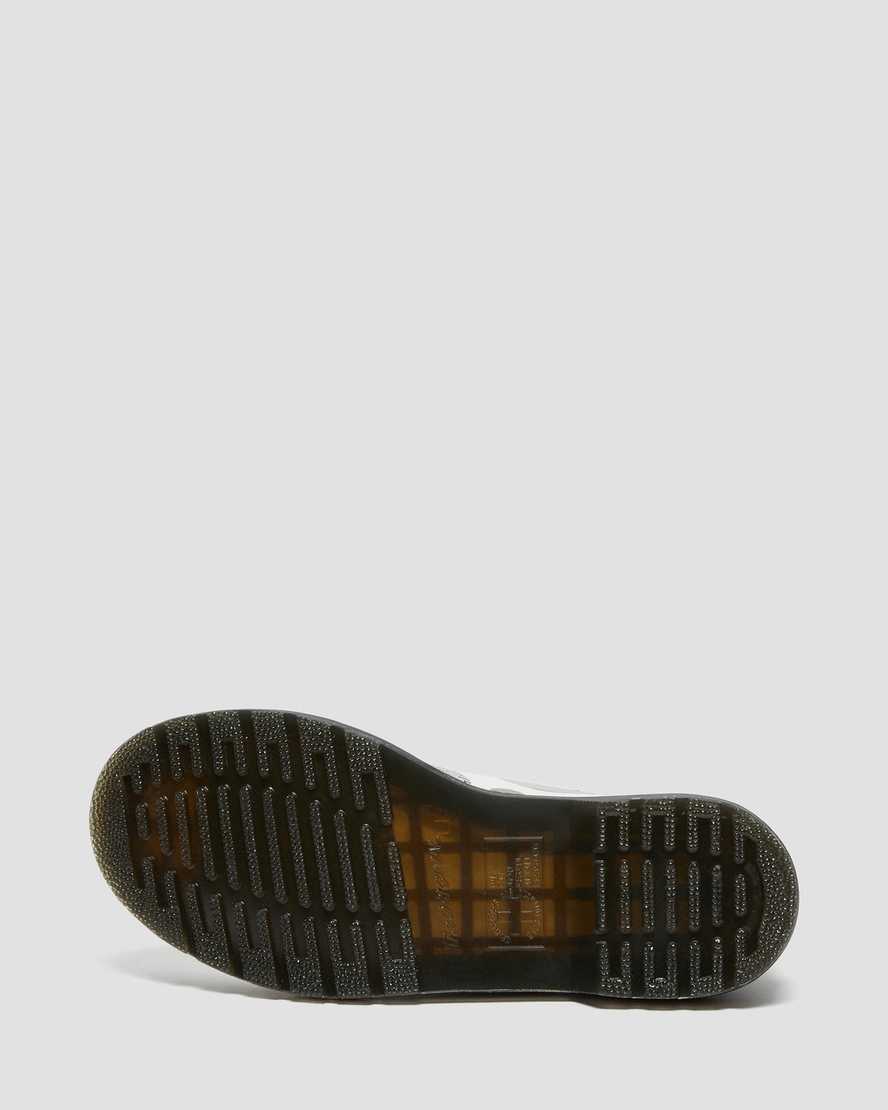 dámské oxfordské boty dr. martens 1461 polka dot smooth v bílé a černé barvě