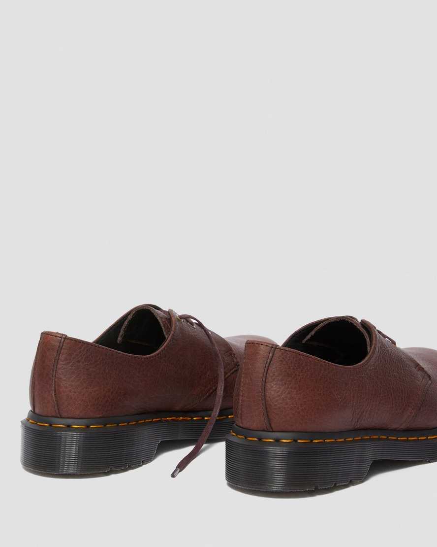 hnědé dámské oxfordské boty dr. martens 1461 ambassador