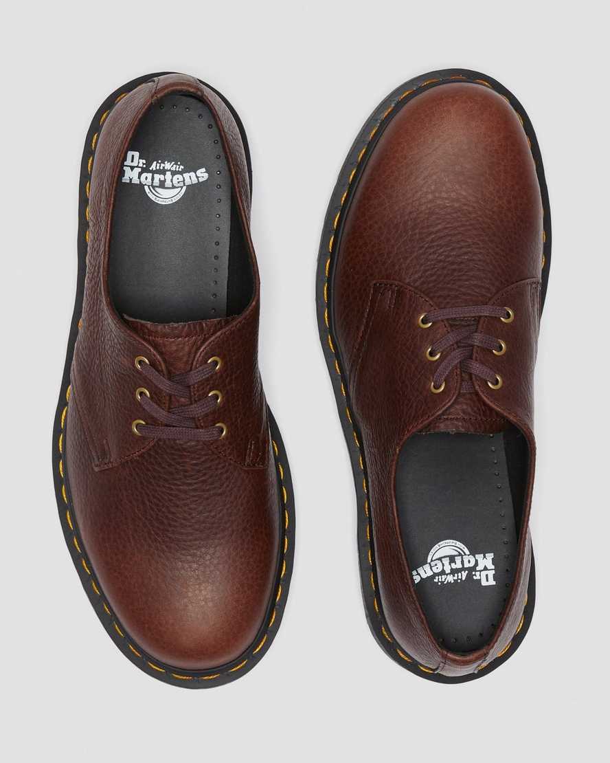hnědé dámské oxfordské boty dr. martens 1461 ambassador