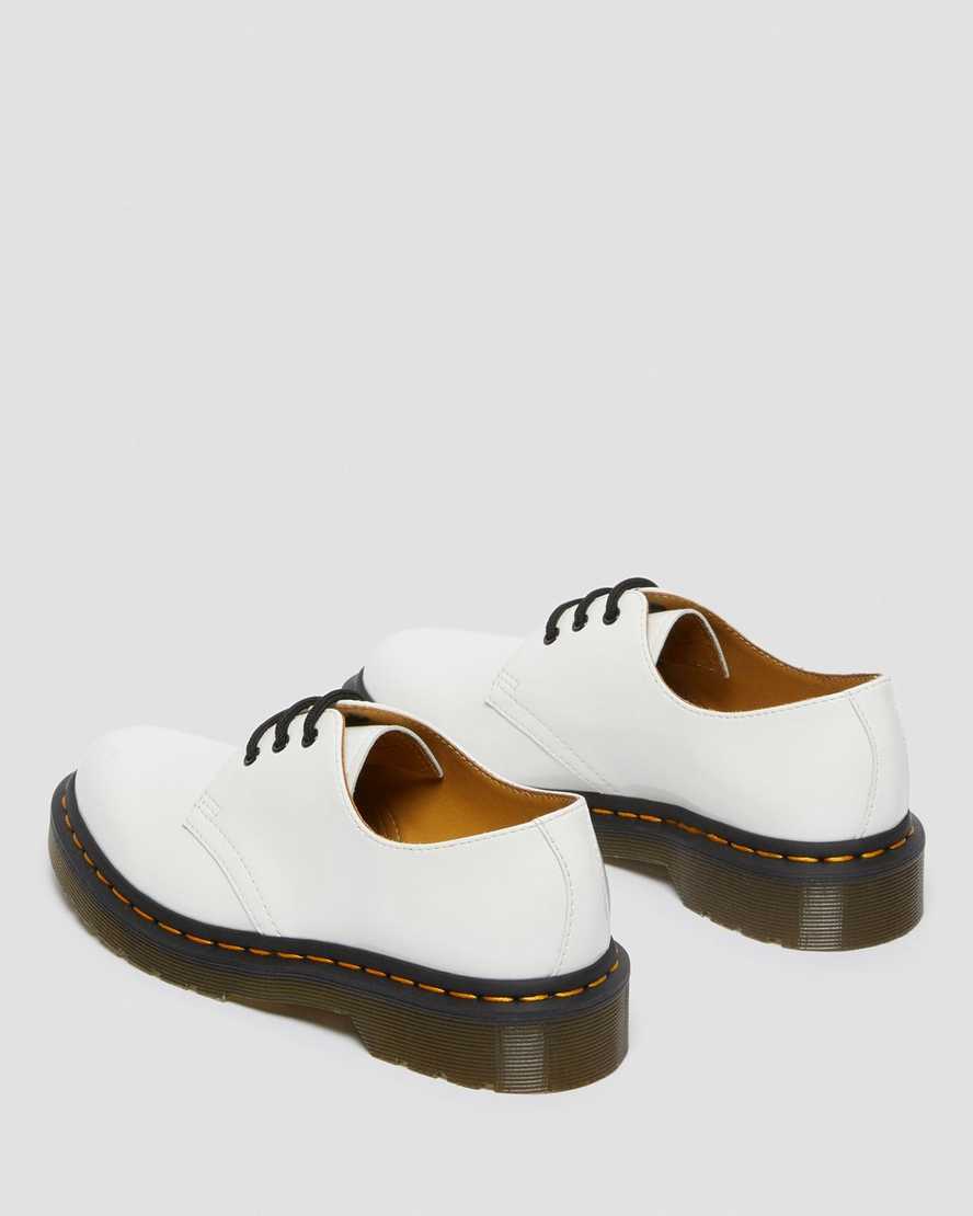 bílé dámské oxfordské boty dr. martens 1461 patent