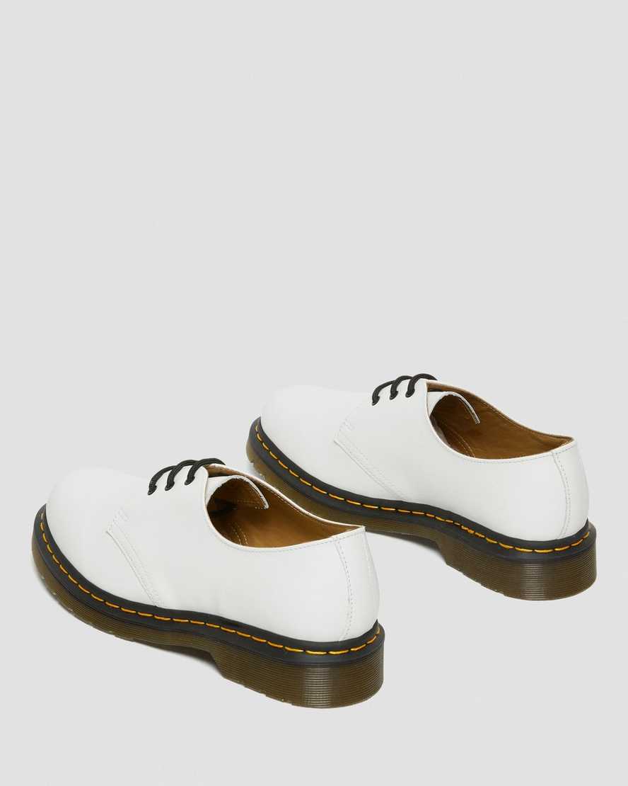 bílé dámské oxfordské boty dr. martens 1461 smooth
