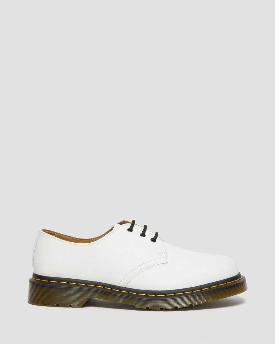 bílé dámské oxfordské boty dr. martens 1461 smooth