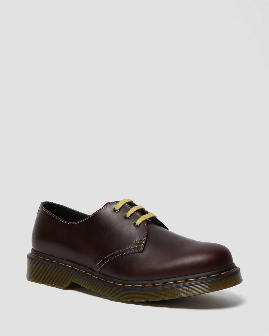 vínové dámské oxfordské boty dr. martens 1461 atlas
