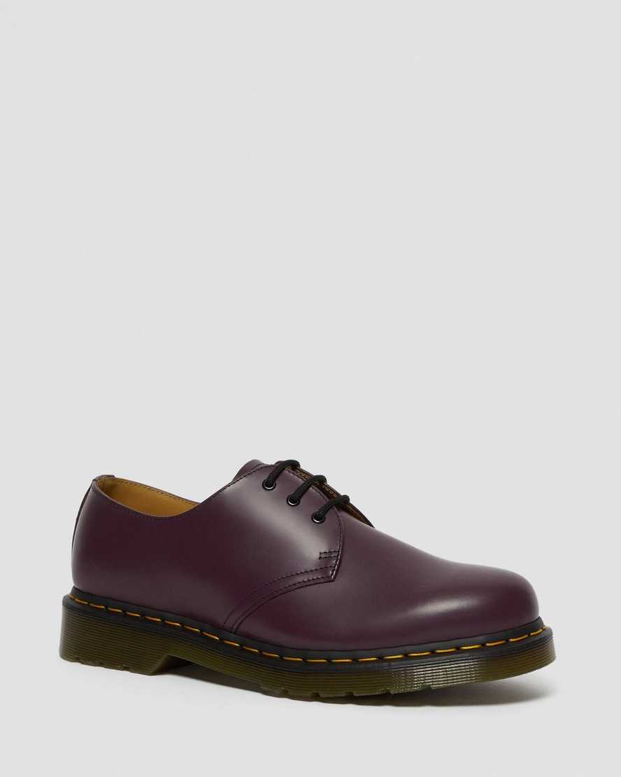 dámské oxfordské boty dr. martens 1461 smooth v fialové barvě