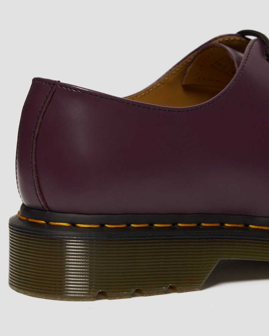dámské oxfordské boty dr. martens 1461 smooth v fialové barvě