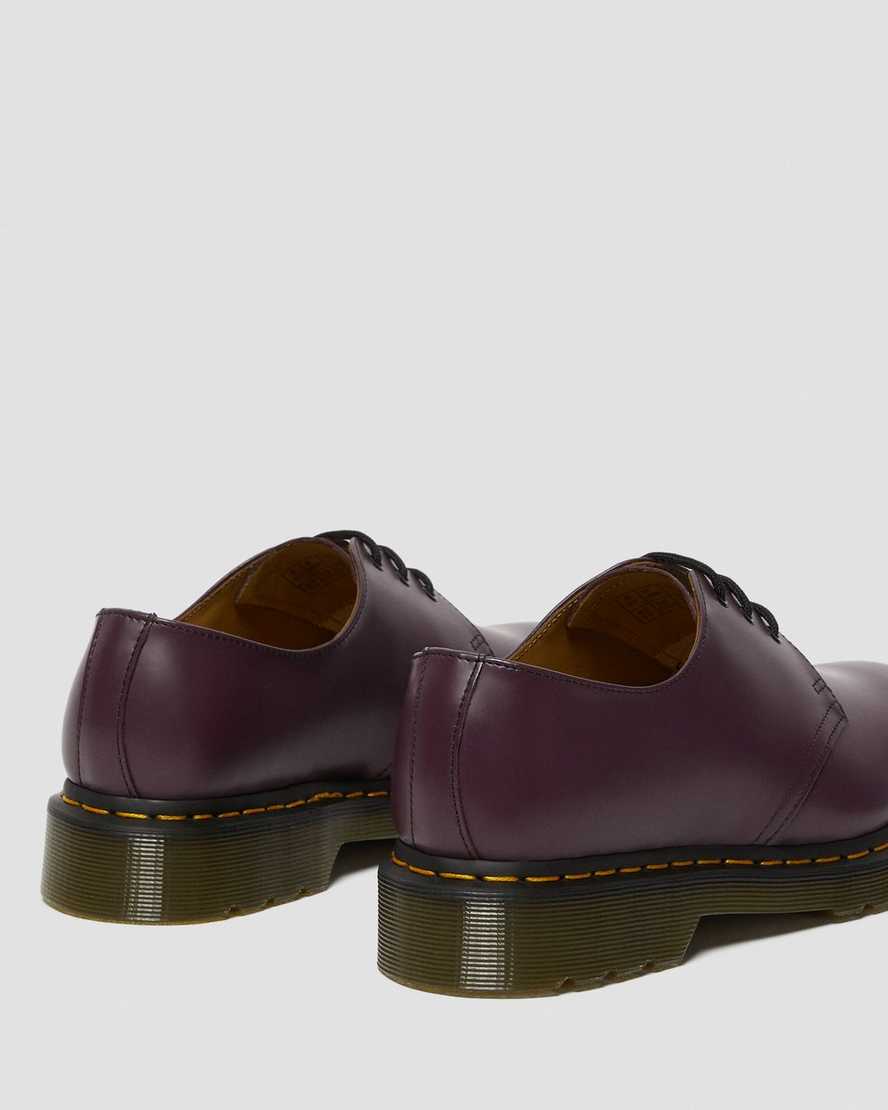 dámské oxfordské boty dr. martens 1461 smooth v fialové barvě