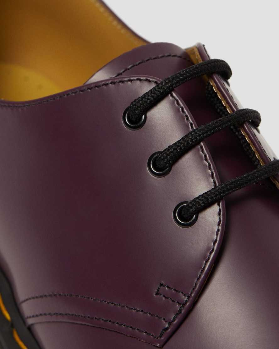 dámské oxfordské boty dr. martens 1461 smooth v fialové barvě