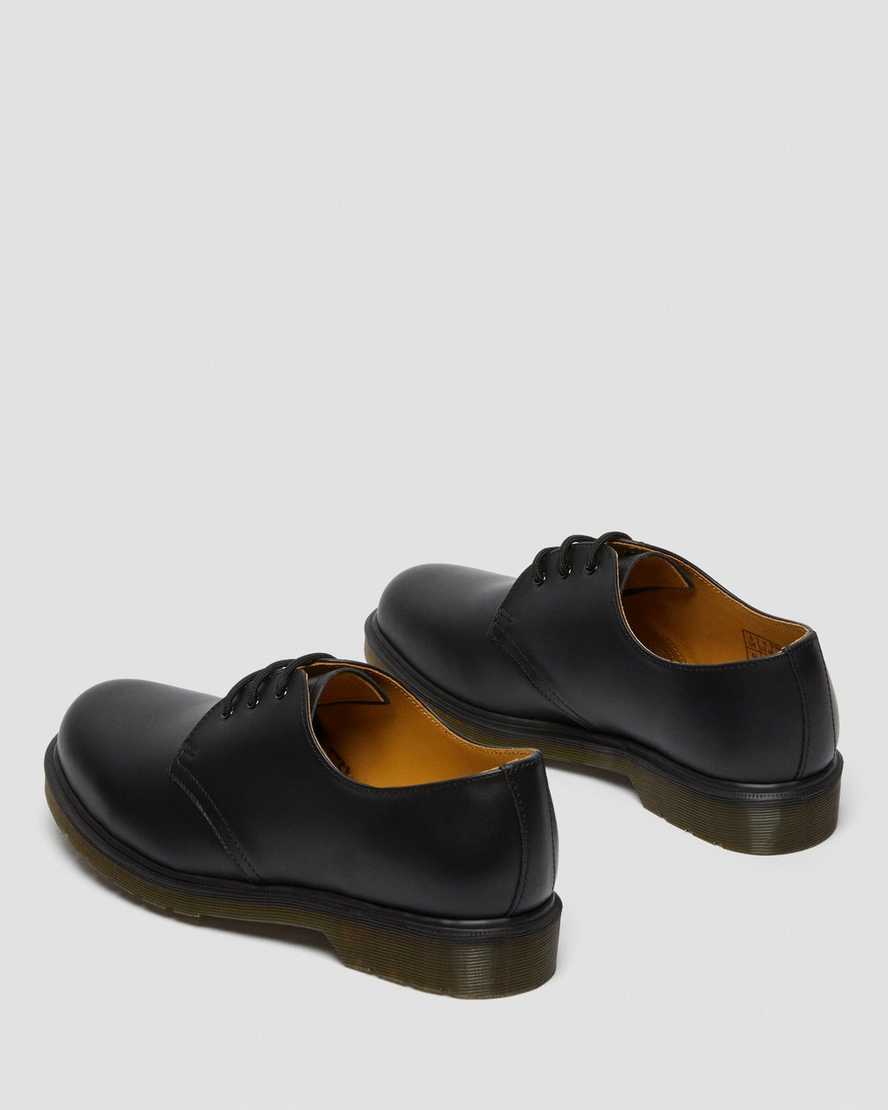 Černé dámské oxfordské boty dr. martens 1461 plain welt smooth