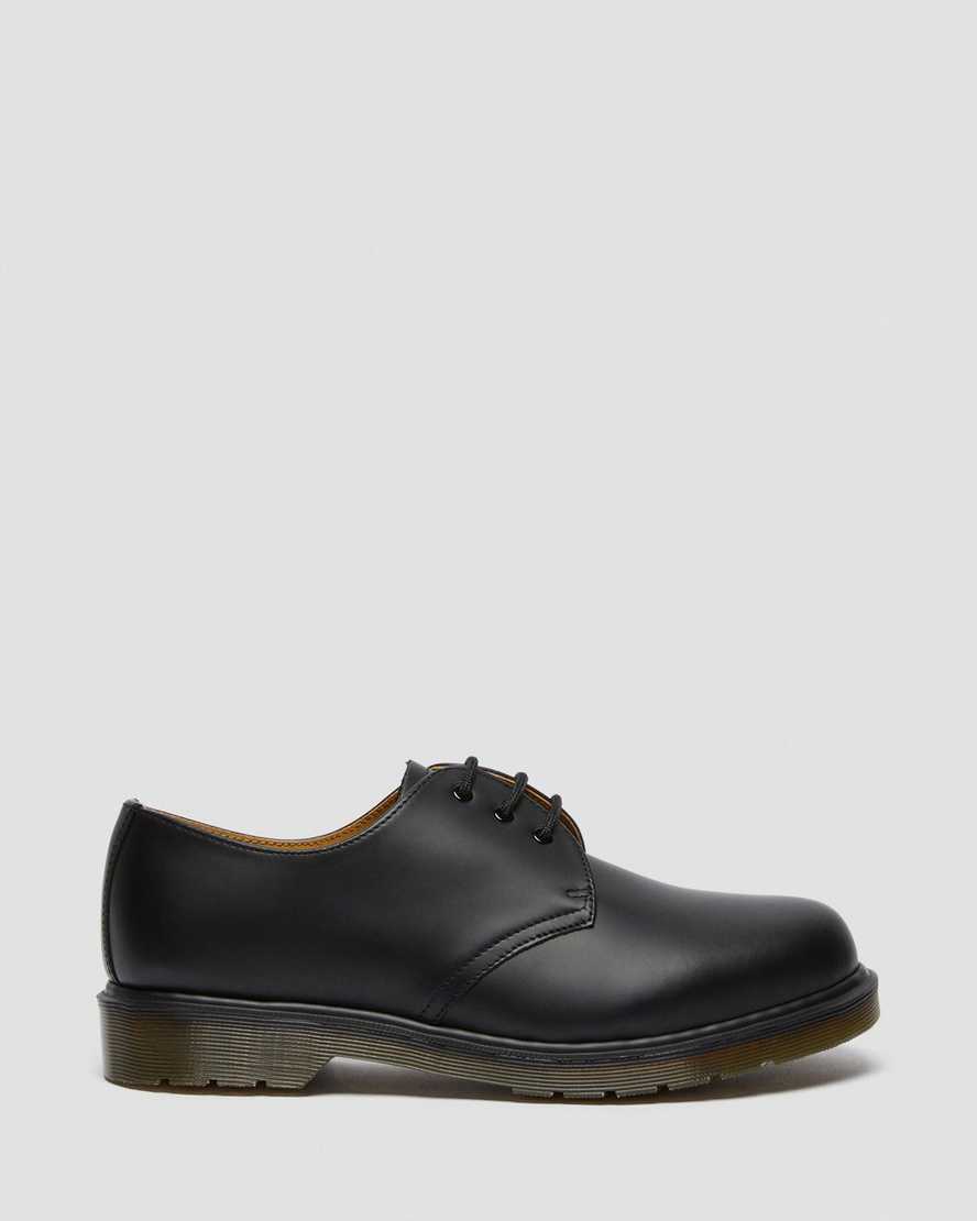 Černé dámské oxfordské boty dr. martens 1461 plain welt smooth