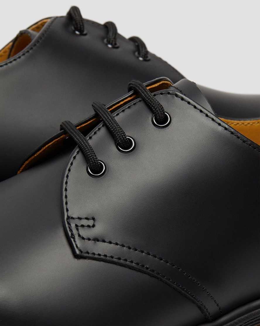Černé dámské oxfordské boty dr. martens 1461 plain welt smooth