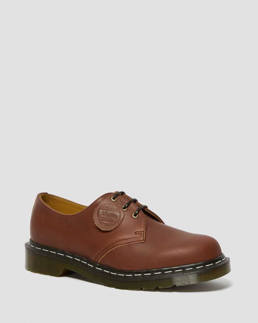 hnědé dámské oxfordské boty dr. martens 1461 veg tan