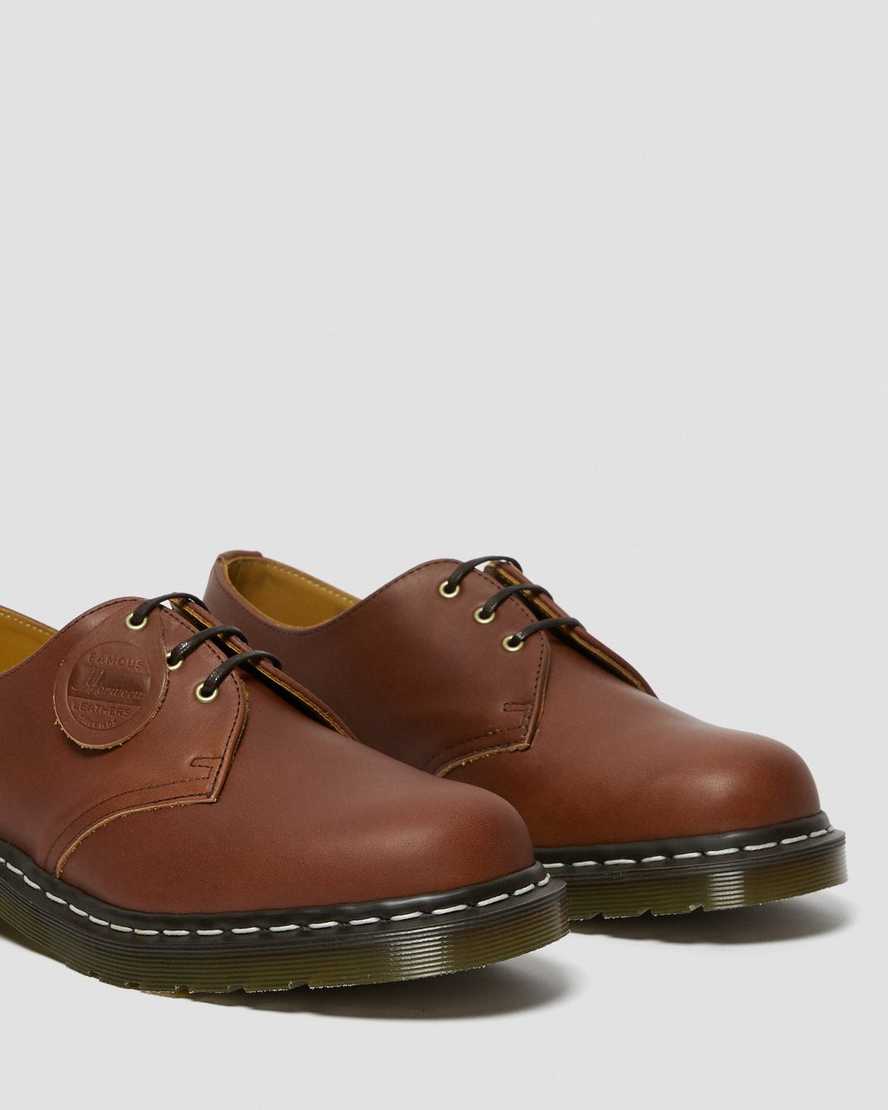 hnědé dámské oxfordské boty dr. martens 1461 veg tan