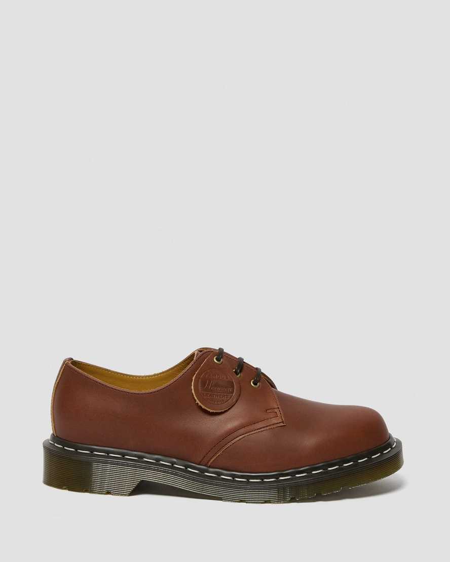 hnědé dámské oxfordské boty dr. martens 1461 veg tan