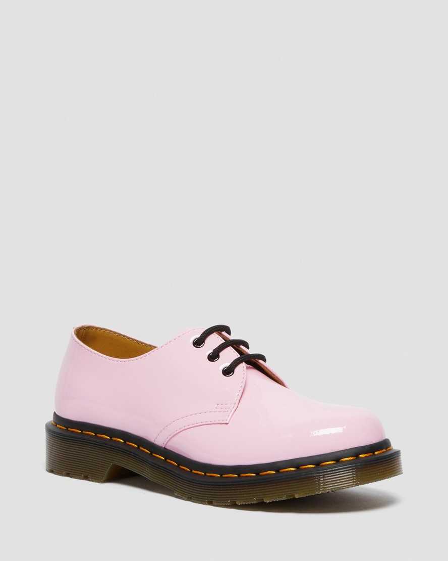 růžové dámské oxfordské boty dr. martens 1461 patent