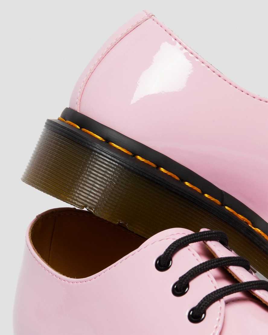 růžové dámské oxfordské boty dr. martens 1461 patent