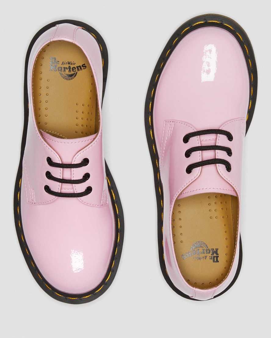 růžové dámské oxfordské boty dr. martens 1461 patent