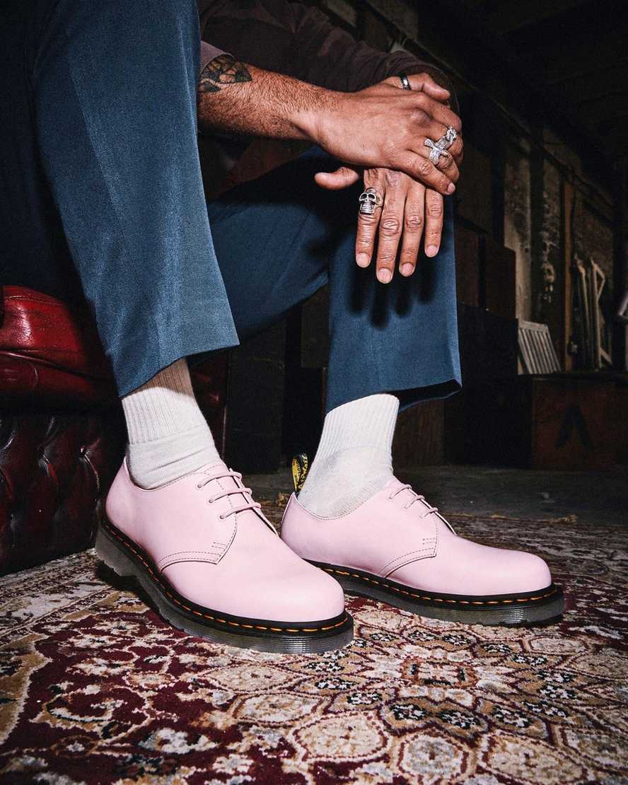 dámské oxfordské boty dr. martens 1461 iced smooth v růžové barvě