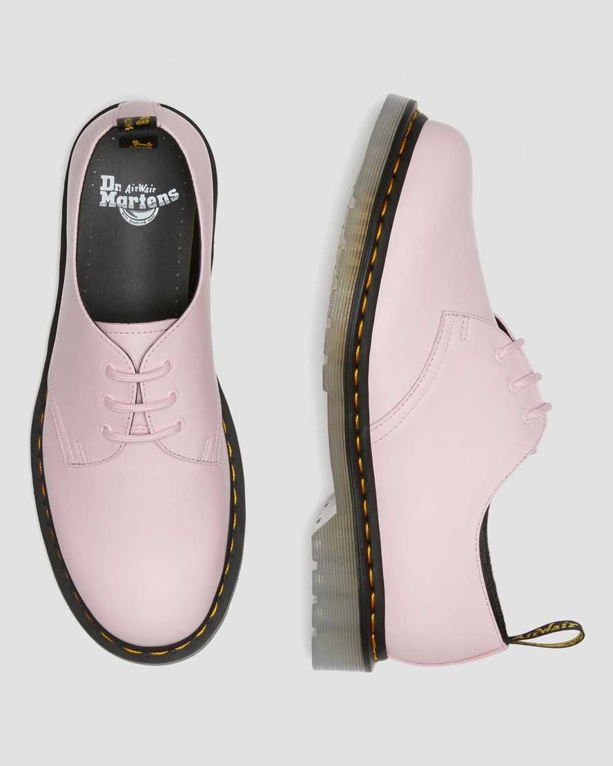 dámské oxfordské boty dr. martens 1461 iced smooth v růžové barvě