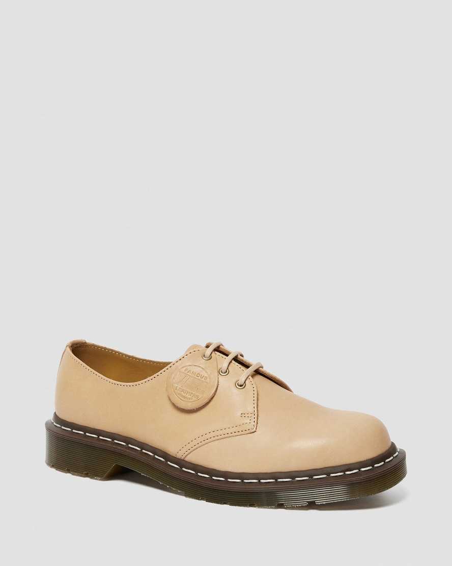 béžové dámské oxfordské boty dr. martens 1461 veg tan