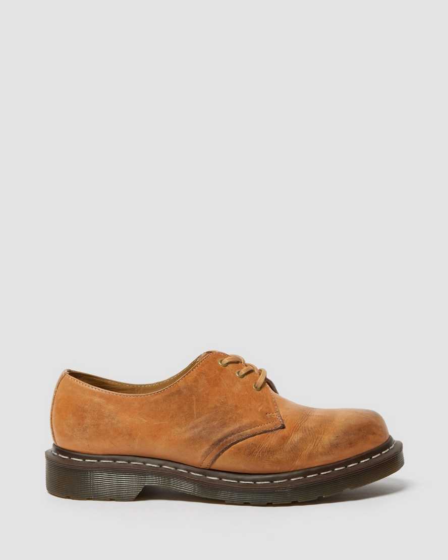 béžové dámské oxfordské boty dr. martens 1461 veg tan