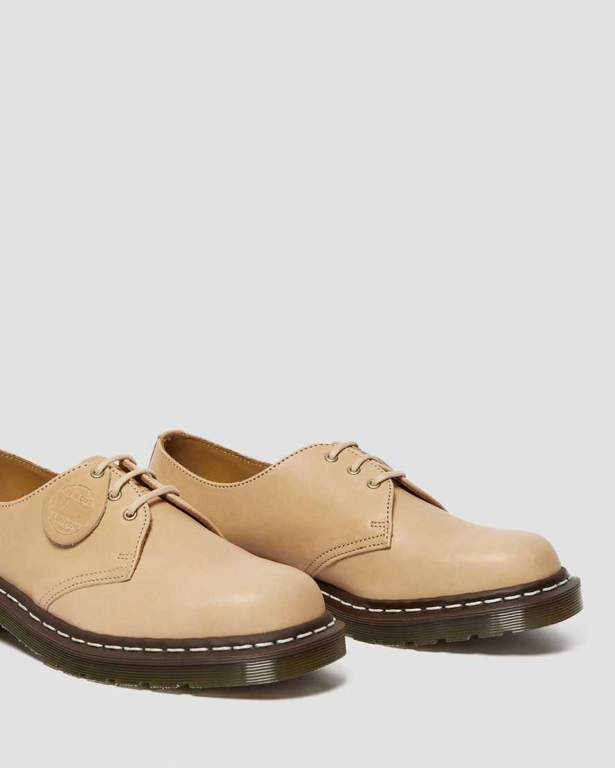 béžové dámské oxfordské boty dr. martens 1461 veg tan