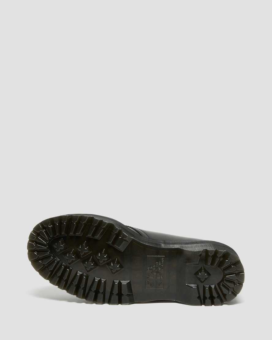 Černé dámské boty na platformě dr. martens 1461 smooth
