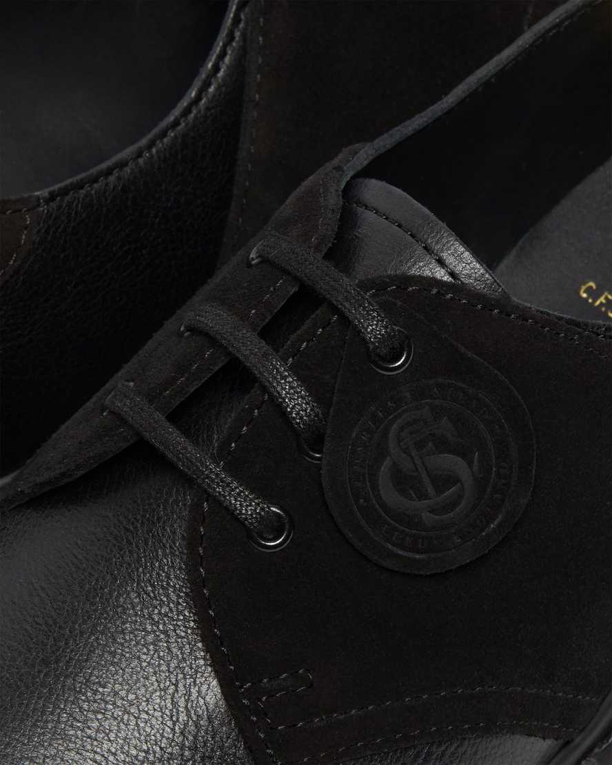 Černé dámské sedlové boty dr. martens 1461