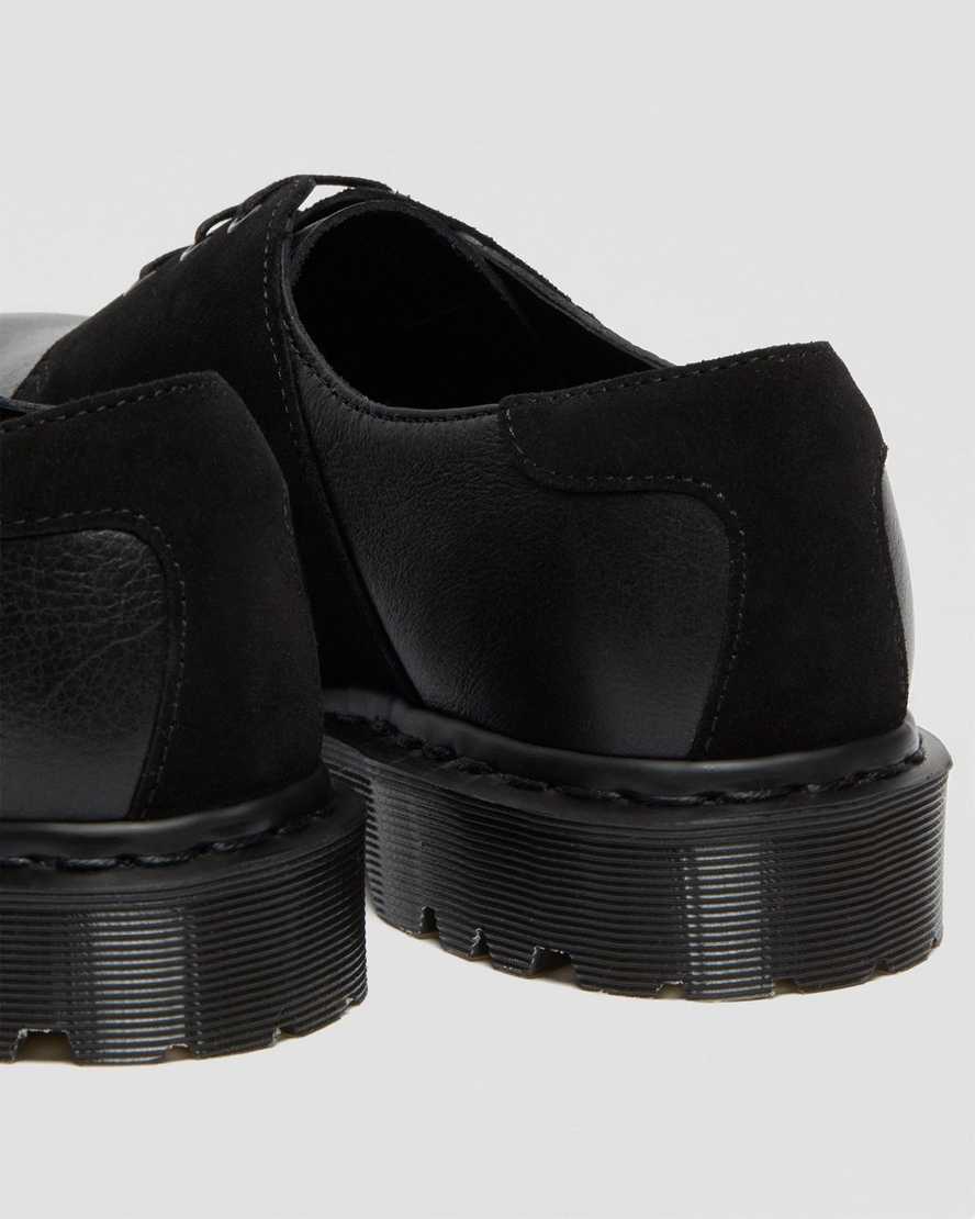 Černé dámské sedlové boty dr. martens 1461